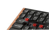 Keychron K3 Ultra SE 75% 8K Wireless näppäimistö, Wood Black, Milk POM Red kytkimet – 7