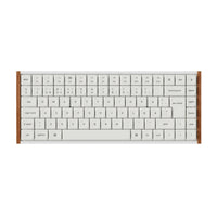 Keychron K3 Ultra SE 75% 8K Wireless näppäimistö, Wood White, Milk POM Red kytkimet – 1