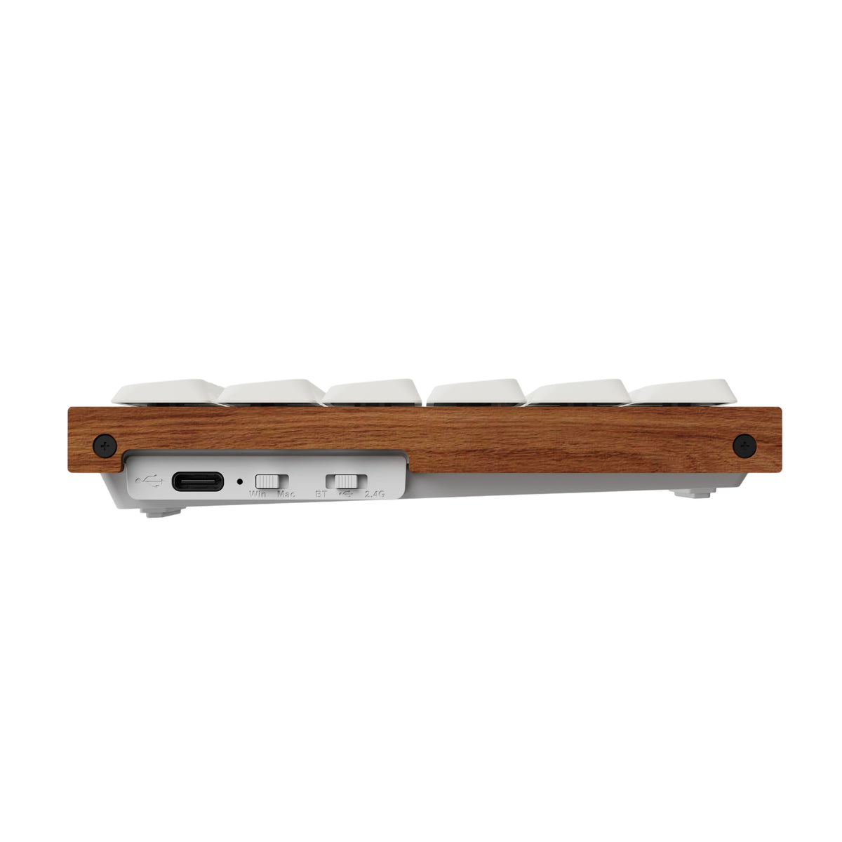 Keychron K3 Ultra SE 75% 8K Wireless näppäimistö, Wood White, Milk POM Red kytkimet – 5