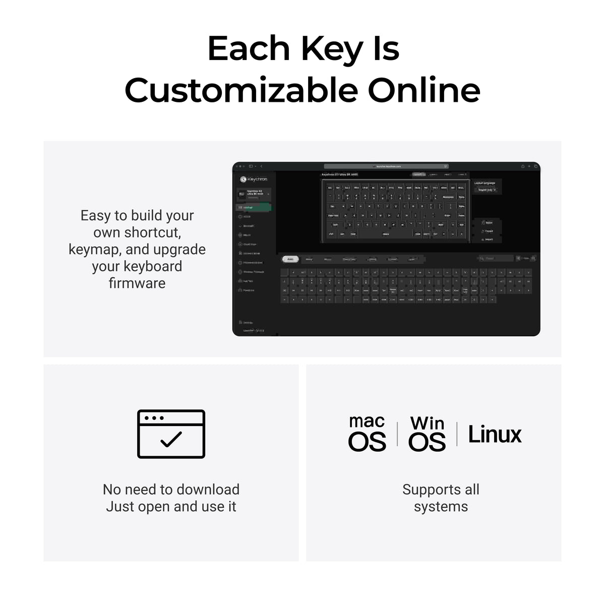 Keychron K3 Ultra SE 75% 8K Wireless näppäimistö, Wood White, Milk POM Red kytkimet – 14