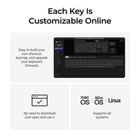 Keychron K5 Ultra SE 100% 8K Wireless näppäimistö, Wood Black, Milk POM Red kytkimet – 15