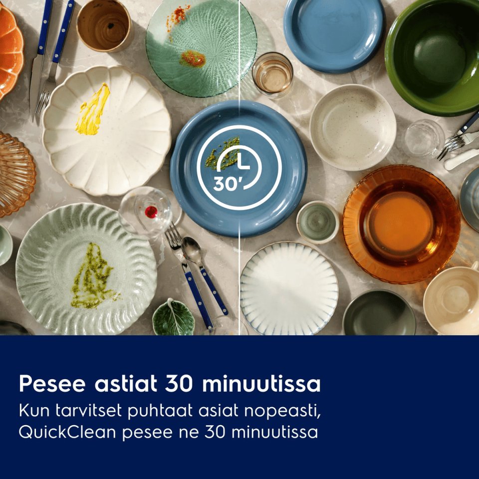 Electrolux E52UE101SX 500-sarjan AirDry astianpesukone, teräs