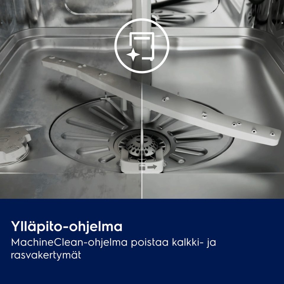 Electrolux E52UC100SW 500-sarjan AirDry astianpesukone, valkoinen