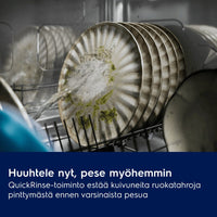 Electrolux E52UC100SW 500-sarjan AirDry astianpesukone, valkoinen