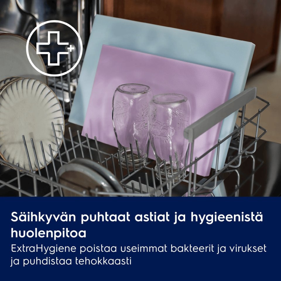 Electrolux E62UD201SW 600-sarjan AirDry astianpesukone, valkoinen