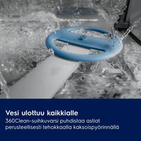 Electrolux E62UD201SW 600-sarjan AirDry astianpesukone, valkoinen