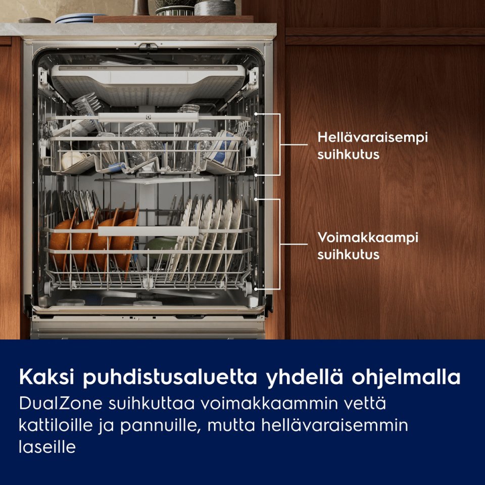 Electrolux E82UA200SW 800-sarjan AirDry astianpesukone, valkoinen