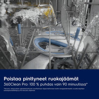 Electrolux E82UA200SX 800-sarjan AirDry astianpesukone, teräs