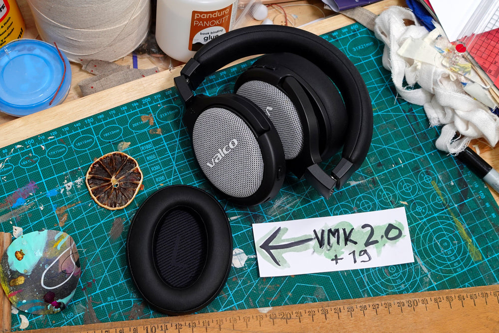 Valco VMK19 & VMK20 vaihtopehmusteet, musta – 1