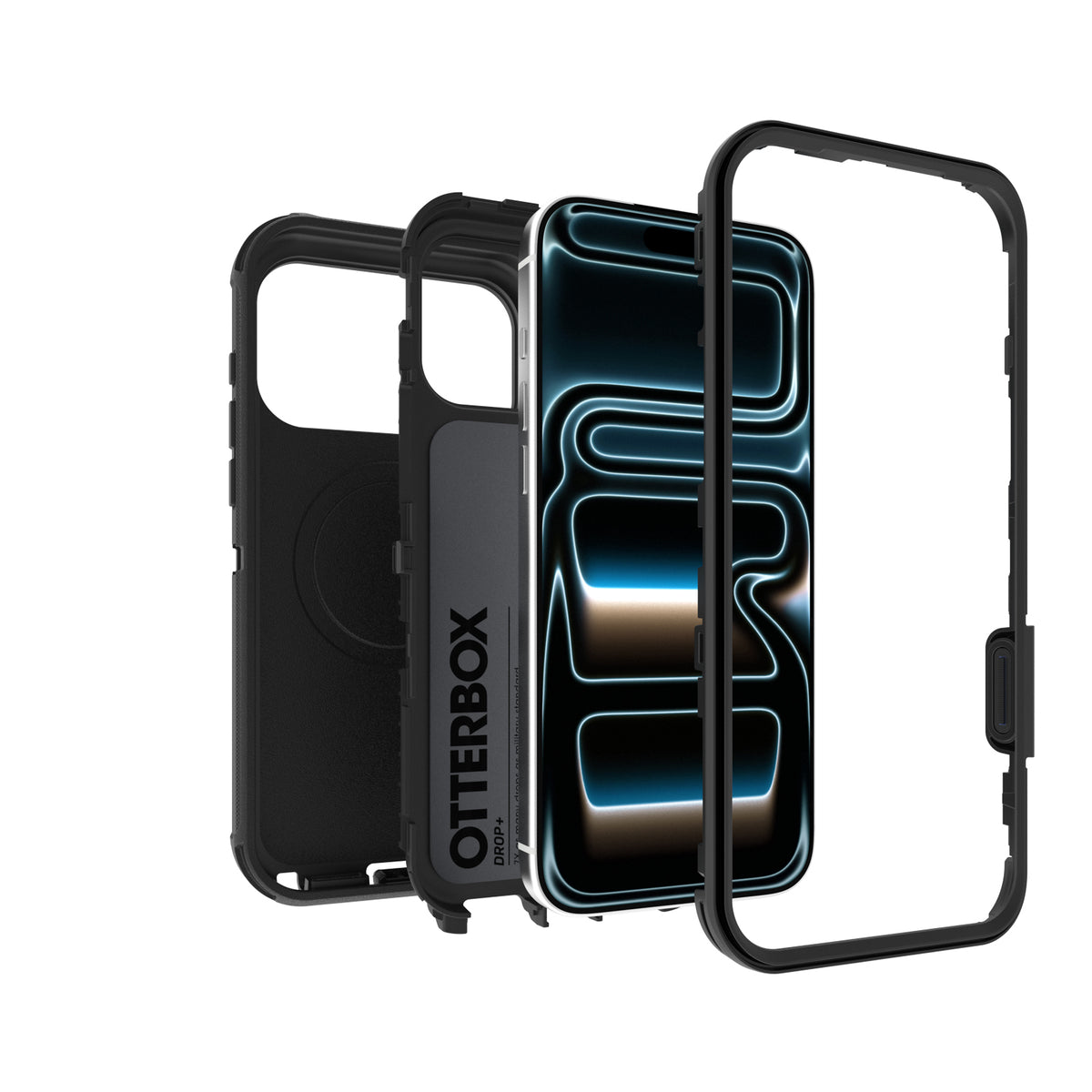 Otterbox Defender Pro MagSafe suojakuori, Apple iPhone 18 Pro Max / 17 Pro Max, musta – 2