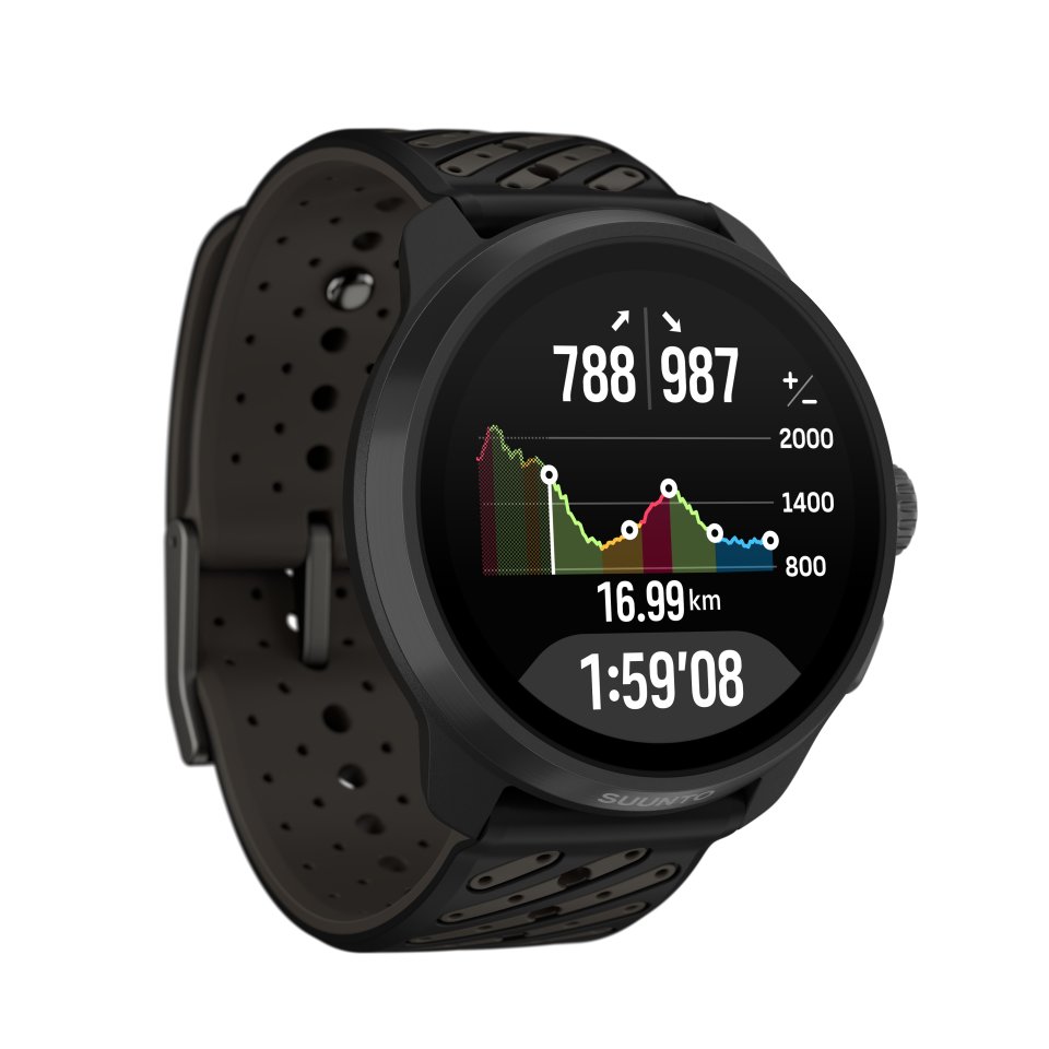 Suunto Race 3S urheilukello, Titanium Black