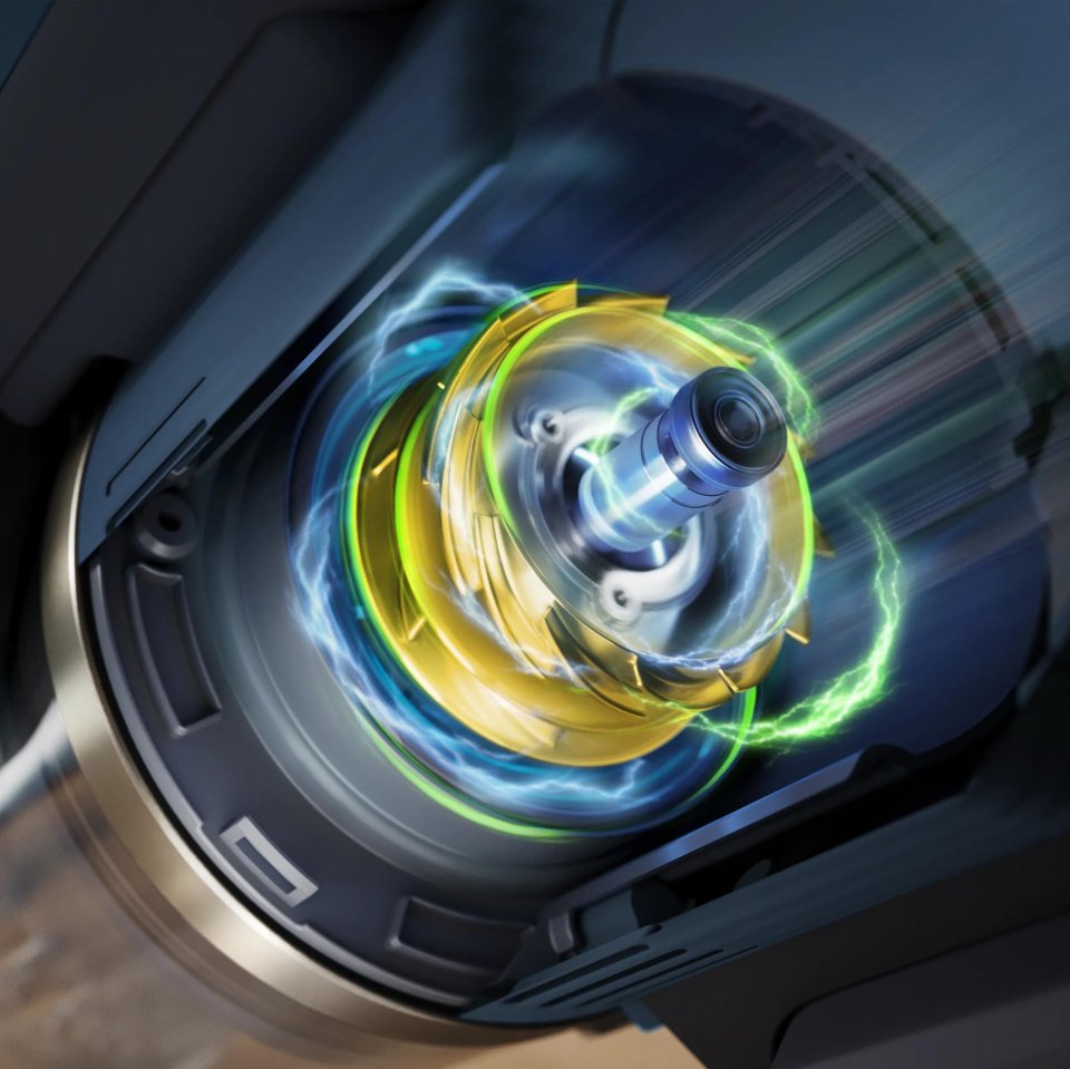 Philips PowerUp IQ 70 Aqua XC7363/10 johdoton varsi-imuri, moppaustoiminto, sininen