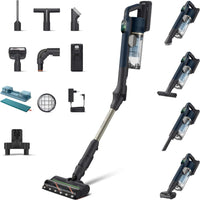 Philips PowerUp IQ 70 Aqua XC7363/10 johdoton varsi-imuri, moppaustoiminto, sininen