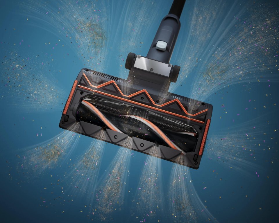 Philips PowerUp IQ 70 Aqua XC7363/10 johdoton varsi-imuri, moppaustoiminto, sininen