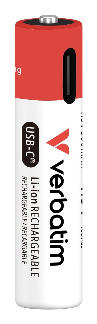 Verbatim AAA USB-C ladattava paristo, 4 kpl – 1