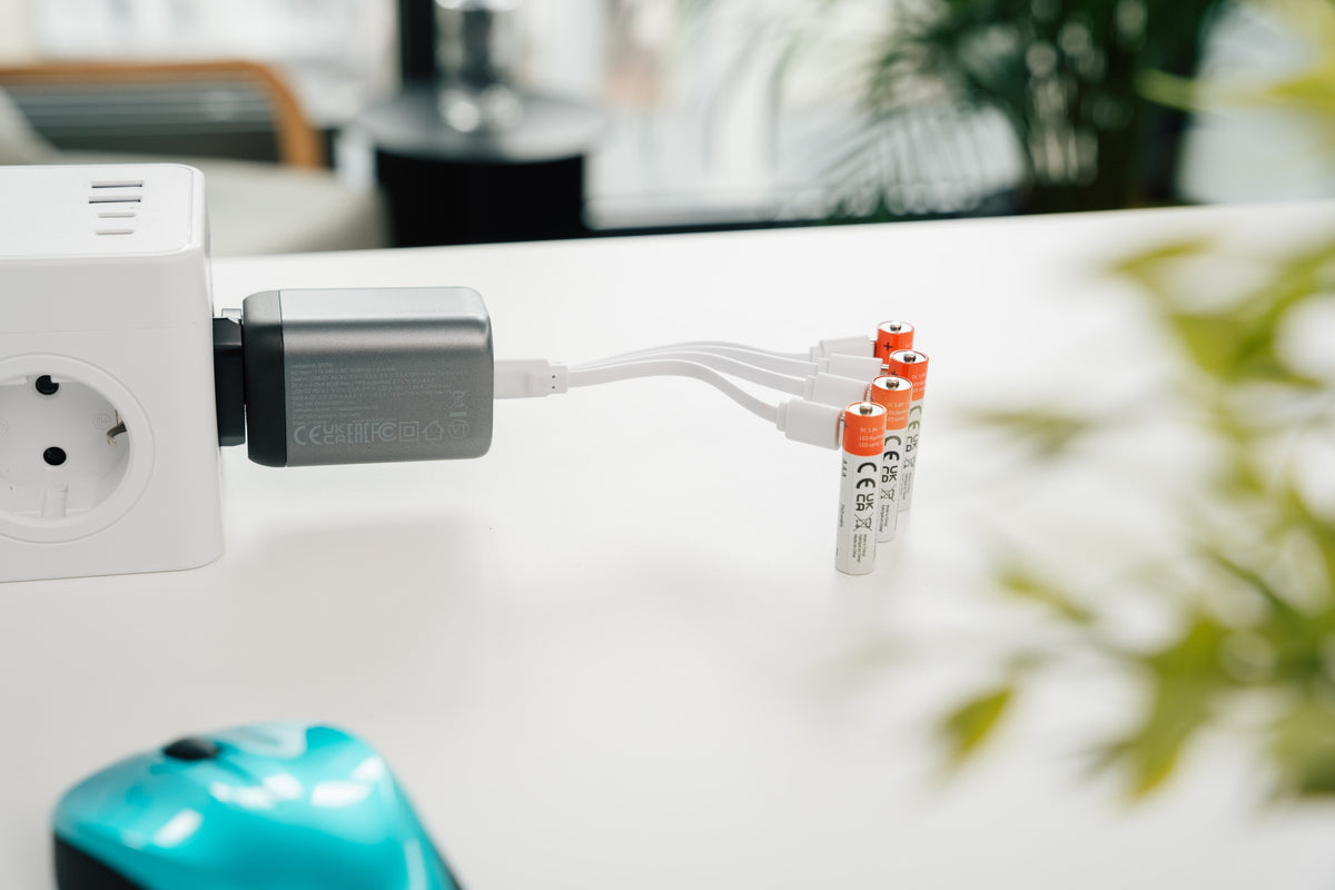 Verbatim AAA USB-C ladattava paristo, 4 kpl – 5