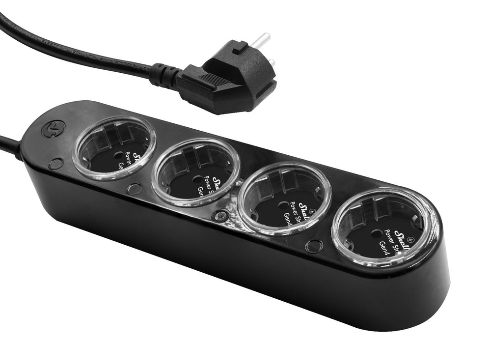 Shelly Power Strip Gen4 jatkojohto, musta – 2