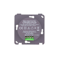 Shelly 2-Output PowerBase virtapohja kahdella ulostulolla – 2