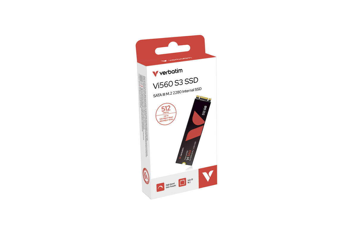 Verbatim Vi560 S3 512 Gt M.2 SSD-levy – 1