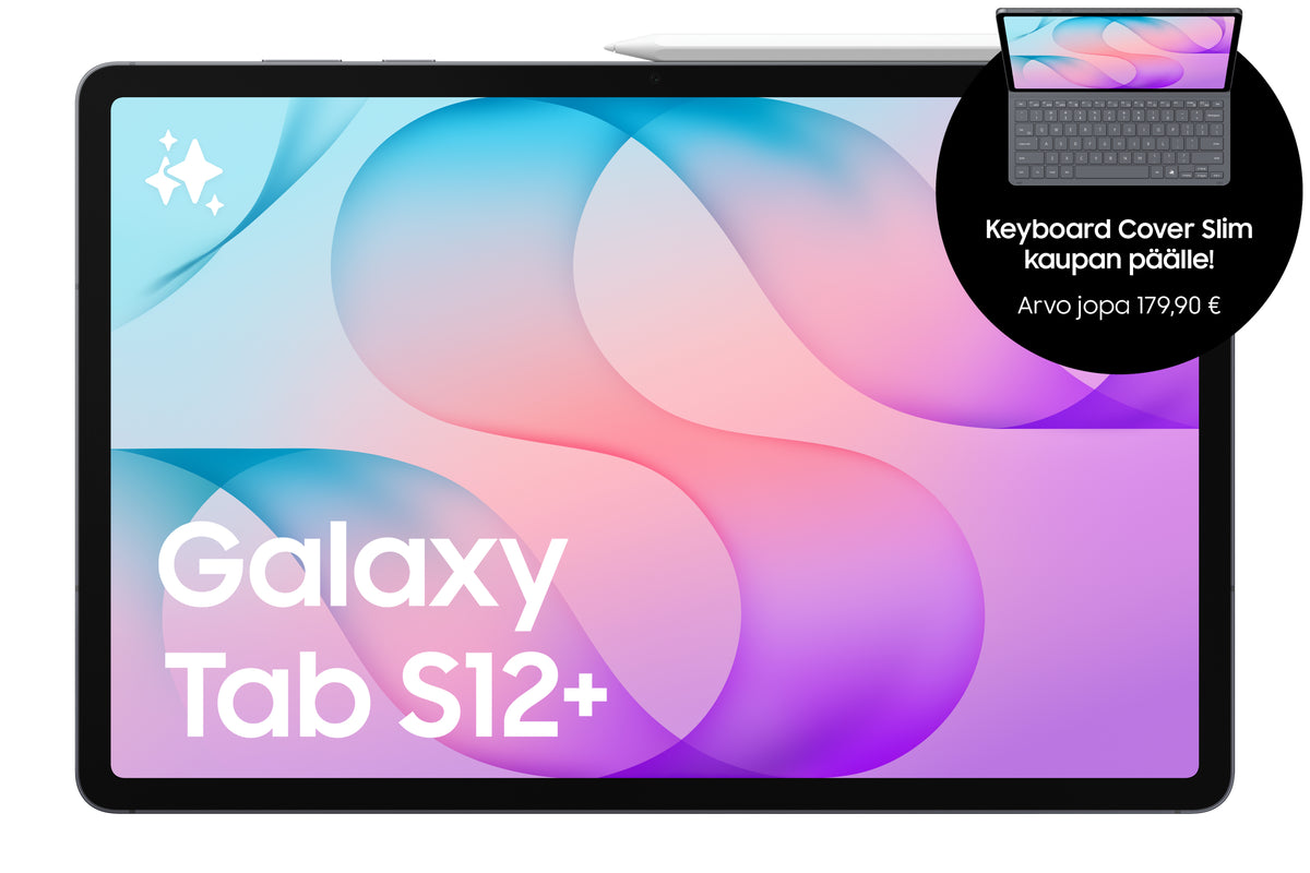 Samsung Galaxy Tab S12+ 12,6" WiFi tabletti, 12 Gt / 256 Gt, Android 17, harmaa – kuva 1