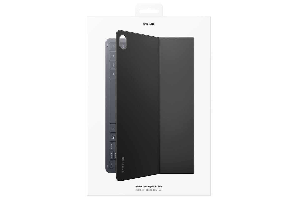 Samsung Slim Keyboard näppäimistökuori, Galaxy Tab S12+, musta – kuva 12