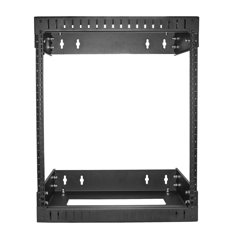 StarTech 2-Post 12U Heavy-Duty Wall Mount Network Rack Adjustable Depth -laiteteline – 2