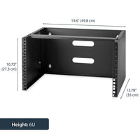 StarTech 6U Wall Mount Network Rack - 14 Inch Deep (Low Profile) -laiteteline – 9