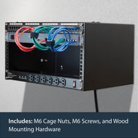 StarTech 6U Wall Mount Network Rack - 14 Inch Deep (Low Profile) -laiteteline – 11