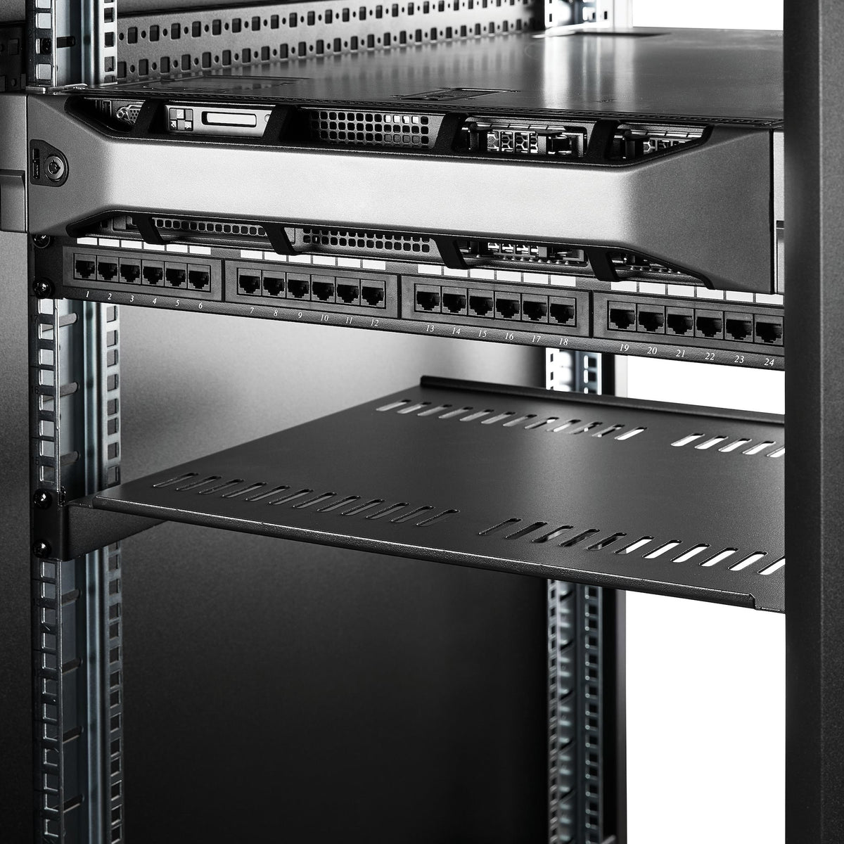 StarTech 1U Server Rack Shelf 16" räkkihylly – 11