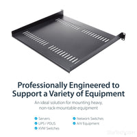 StarTech 1U Server Rack Shelf 16" räkkihylly – 3