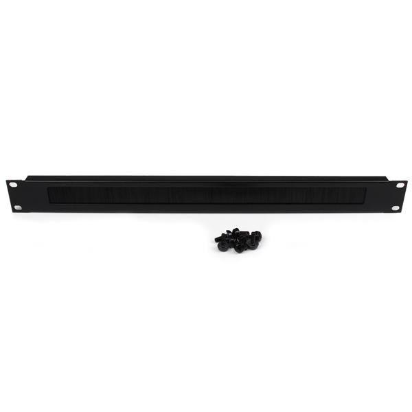 StarTech 1U High-density Brush Strip Cable Management Panel kaapelijärjestin – 4