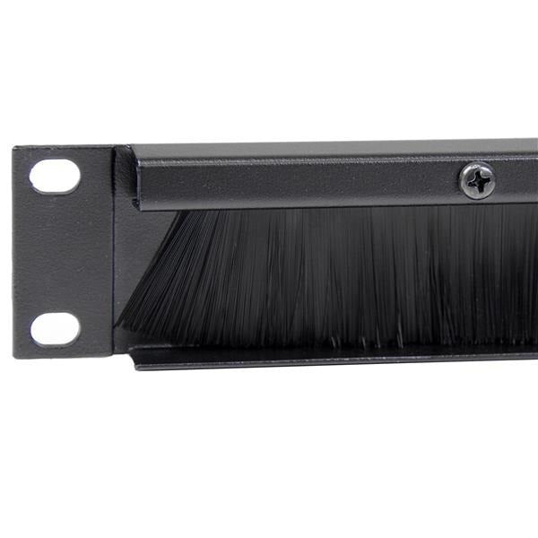 StarTech 1U High-density Brush Strip Cable Management Panel kaapelijärjestin – 3
