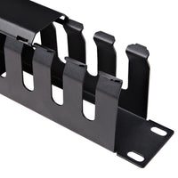 StarTech Horizontal 1U Server Rack Cable Management kaapelijärjestin kannella – 5