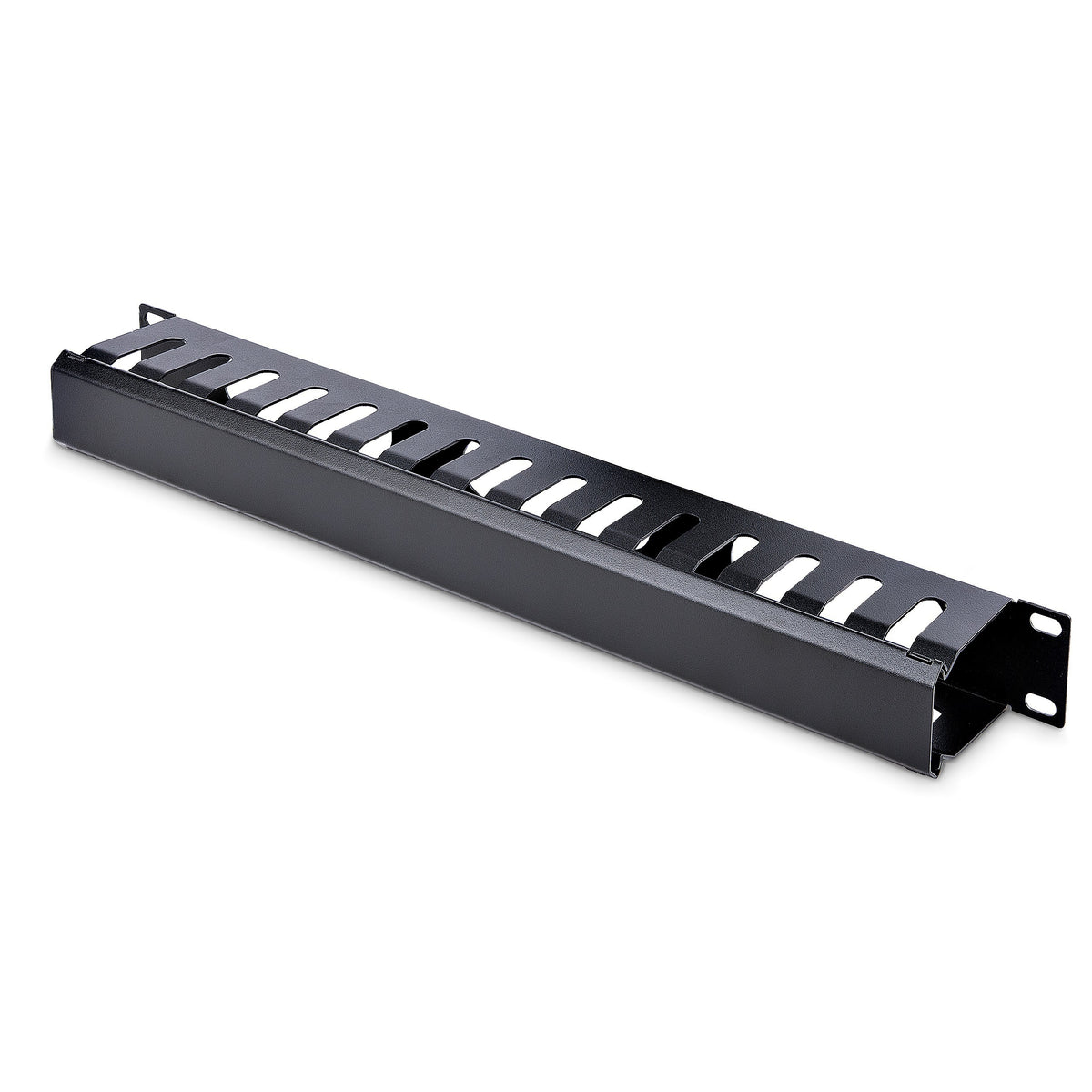 StarTech Horizontal 1U Server Rack Cable Management kaapelijärjestin kannella – 1