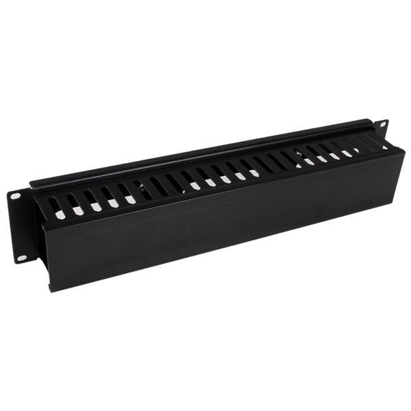 StarTech Horizontal 2U Server Rack Cable Management kaapelijärjestin kannella – 1