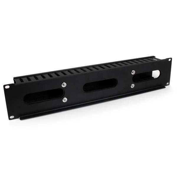 StarTech Horizontal 2U Server Rack Cable Management kaapelijärjestin kannella – 3