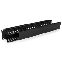 StarTech Horizontal 2U Server Rack Cable Management kaapelijärjestin kannella – 2