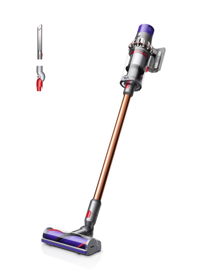 Dyson Cyclone V10 + matalien paikkojen adapteri