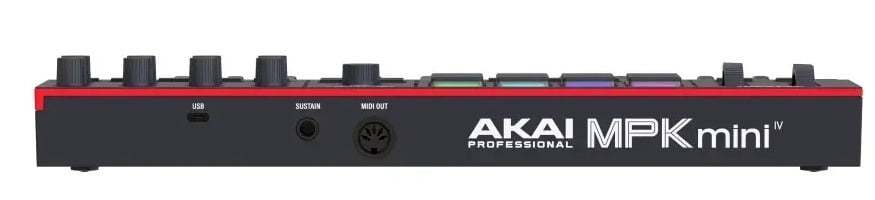 Akai MPK MINI IV MIDI-koskettimisto, musta – 3