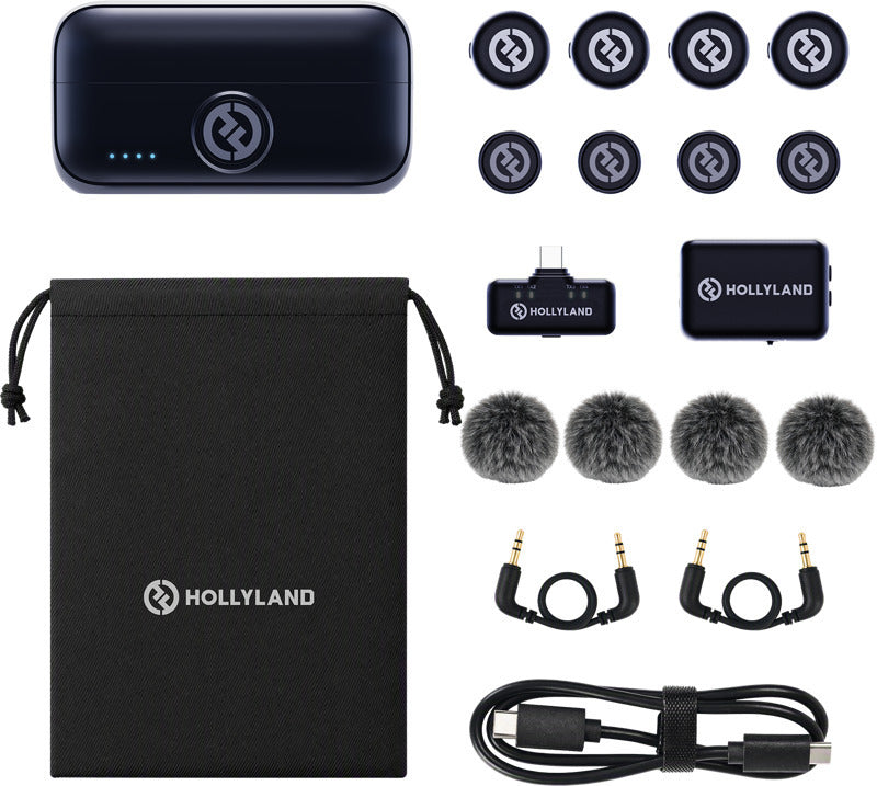Hollyland LARK M3 Combo 4TX & 2RX USB-C & Camera RX mikrofonijärjestelmä – 2