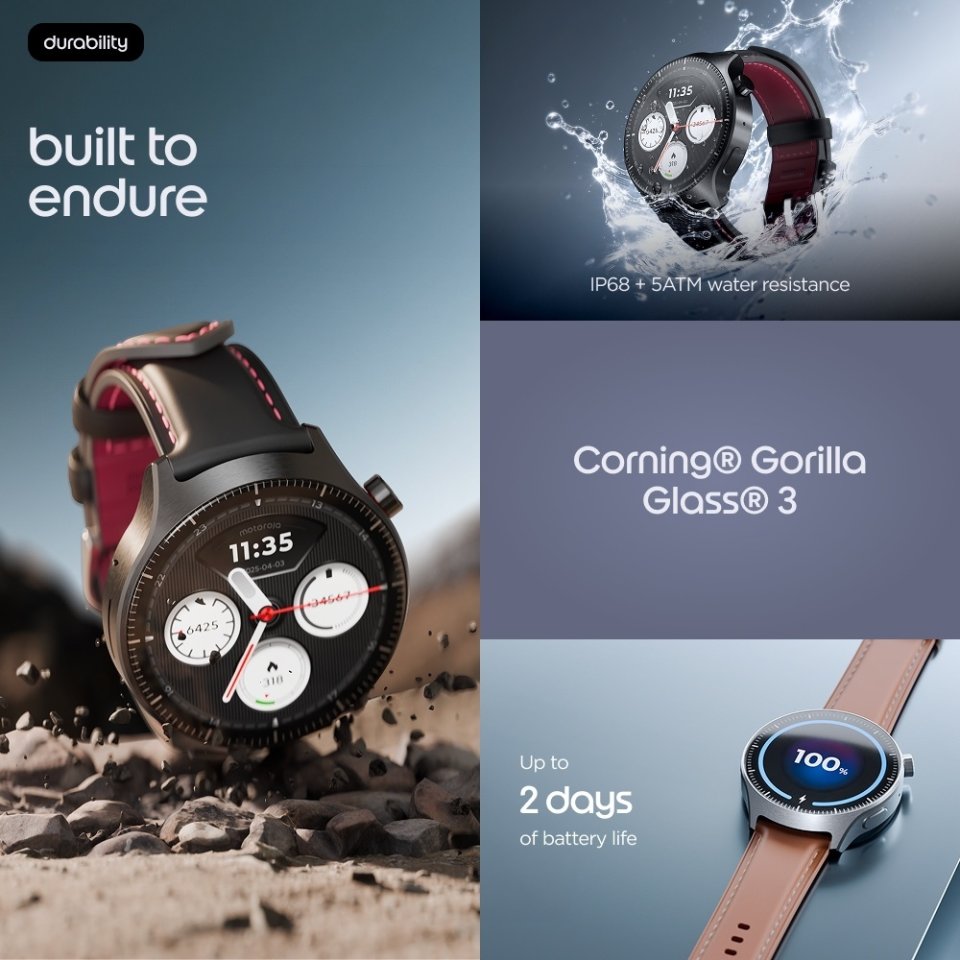 moto watch ultra älykello, hopeanvärinen runko / vihreä ranneke