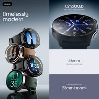moto watch ultra älykello, hopeanvärinen runko / vihreä ranneke