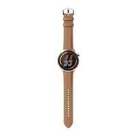 moto watch ultra älykello, hopeanvärinen runko / vihreä ranneke