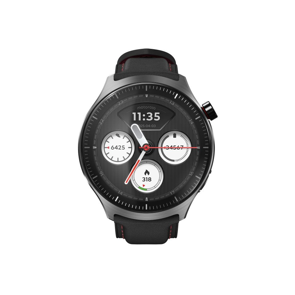 moto watch ultra älykello, musta