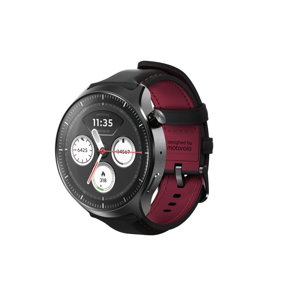moto watch ultra älykello, musta