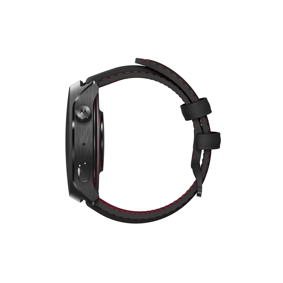 moto watch ultra älykello, musta