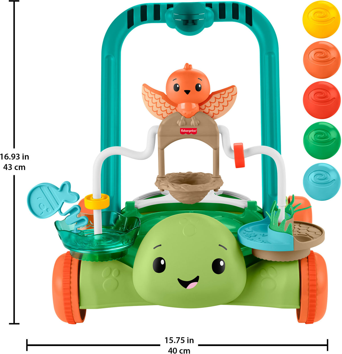 Fisher-Price Turtle Walker kävelyvaunu – 2