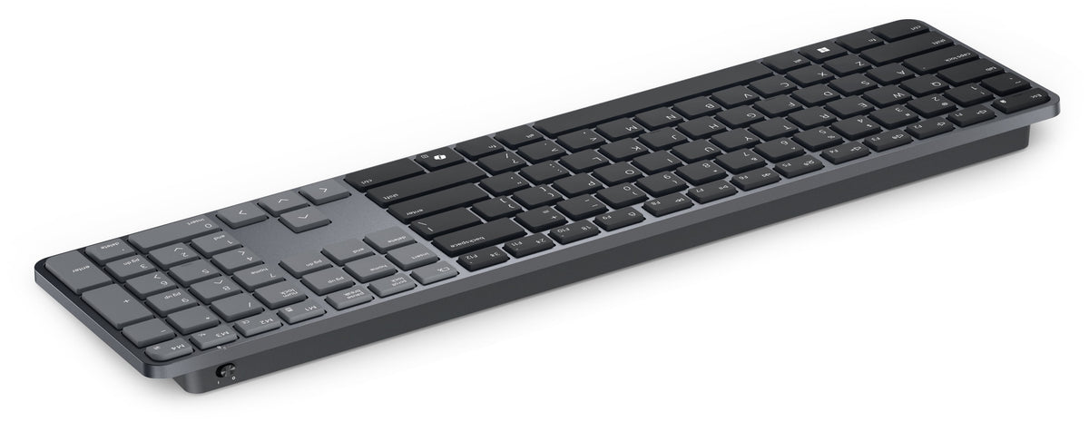 Dell Pro 7 Slim KB726 langaton näppäimistö, grafiitti – 5 (näppäinasettelu suuntaa-antava; toimitetaan pohjoismaisella QWERTY-asettelulla)