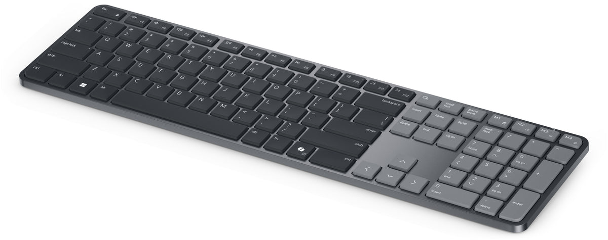 Dell Pro 7 Slim KB726 langaton näppäimistö, grafiitti – 3 (näppäinasettelu suuntaa-antava; toimitetaan pohjoismaisella QWERTY-asettelulla)