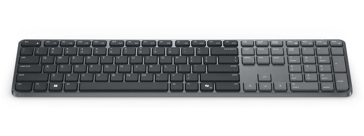 Dell Pro 7 Slim KB726 langaton näppäimistö, grafiitti – 6 (näppäinasettelu suuntaa-antava; toimitetaan pohjoismaisella QWERTY-asettelulla)